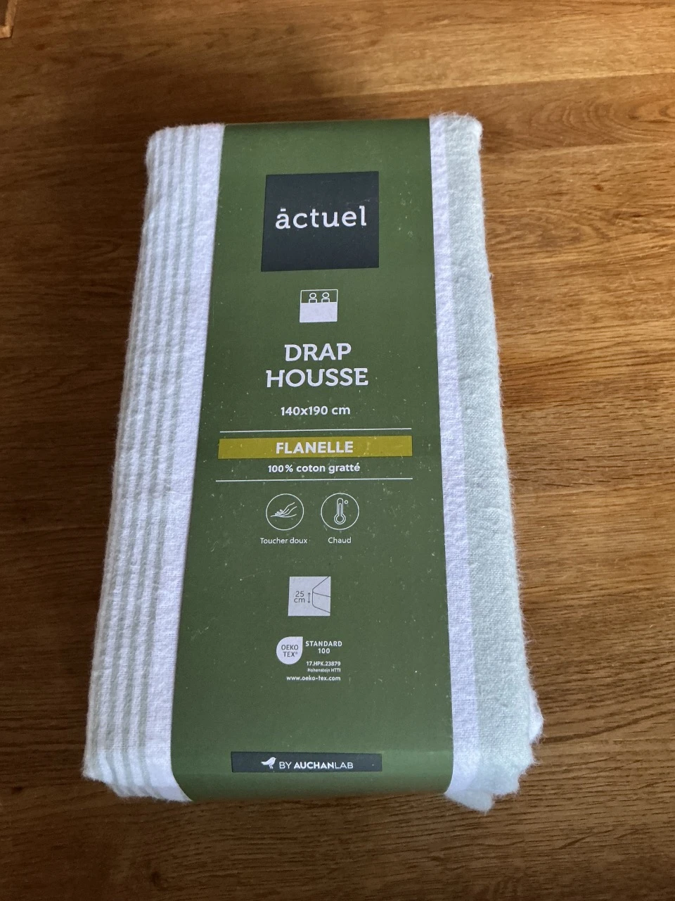 Drap housse en flanelle
